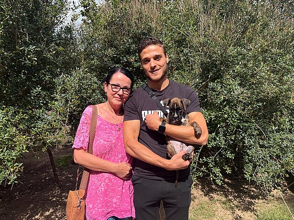 Eddy mit Familie