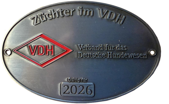 Plakette Züchter im VDH 2026